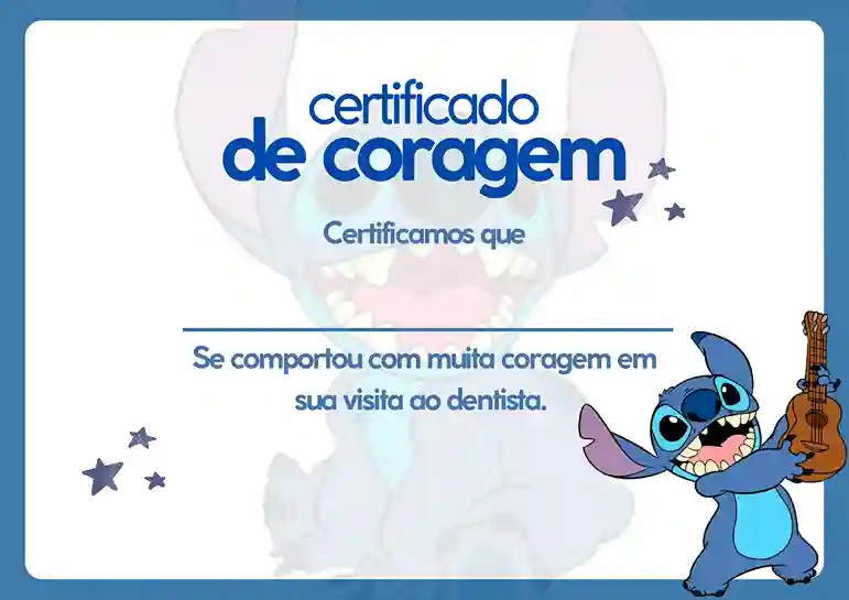Certificado de coragem modelo 8